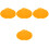 4Pièces Mini Orange Pour Cuisine Extérieur 3