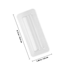 10Pièces -Cartes En PVC Transparent Pour À