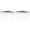 2Pièces Étagère D'angle Perçage En PP Pour Salle De Bain 2