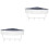 2Pièces Étagère D'angle Perçage En PP Pour Salle De Bain 3