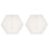 2Pièces Moule Vase Silicone Hexagonal Durable Facile À Nettoyer 2