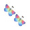 2Ensembles Ailes Multicolores Costume Enfants Pour Halloween 7