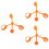 3Pièces Répulsif Vent Orange Pour Jardin Verger 5