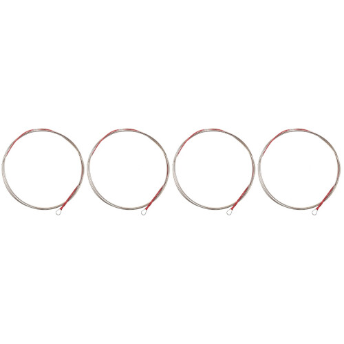 4Pièces Cordes Durables Argentées Pour Pipa Accessoires Luth 2