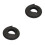 2Pièces Garde-Coin Noir En Caoutchouc Doux Pour Bébé 2