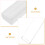12Pièces Cadeau Stylo Plastique Résistants Boîtes Blanches 4