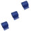 3Pièces Ruban Strass Bleu , Décoration Mariage Gâteau 4