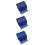 3Pièces Ruban Strass Bleu , Décoration Mariage Gâteau 7