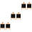 6Pièces Tableau Message Noir En Bois Pour Usage 4