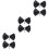 3Paires Boucles À Clips Chaussures Décor 5