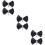 3Paires Boucles À Clips Chaussures Décor 9