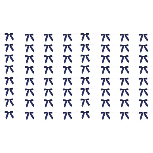 200Pièces Noeuds Satin Marine Pour DIY 1