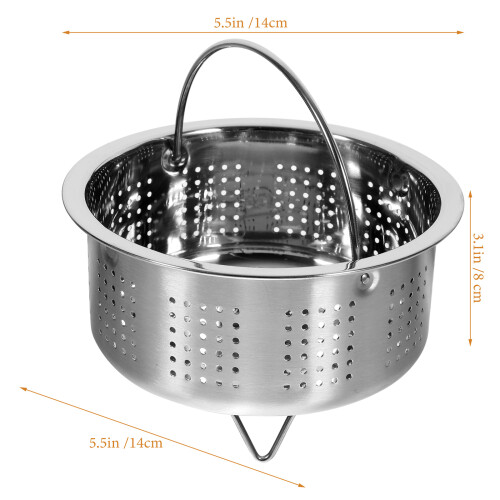 2Pièces Panier Multi-Usage En Acier Inoxydable Cuisine 1