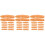 36Pièces Mini Décor Pains Résine Orange Pour Scènes Maison De 3