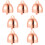 7Pièces Cloches Suspendues En Fer Rose Pour Animaux 7
