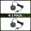2 Pezzi Nebulizzatore USB 5V per Fontane, Acquari, Laghetti, con 4 Luci LED Colorate 6