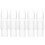 5Pièces Accessoire Saxophone Soprano Bec Transparent En ABS Durable 9