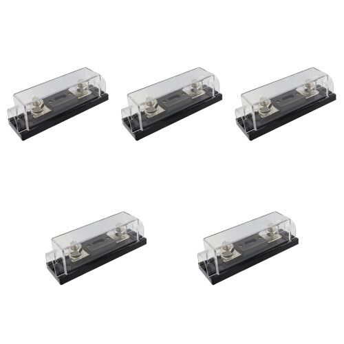 5Pièces Fuse Holder Anl Auto Bloc Distribution Protection Stable 2