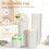 300St Witte Mousse Cups Wegwerp Dessertcontainers Met 6