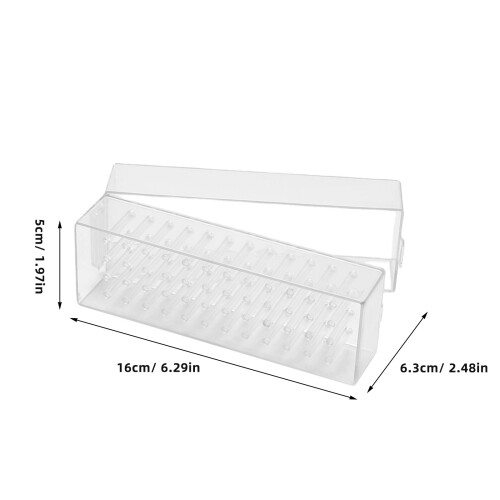 5Pièces Coffret Transparent Pour Têtes De Meulage Embouts 1
