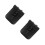 2Pièces Sacoche Suspendue PU Noir Pour Accessoires 3