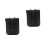 2Pièces Sacoche Suspendue PU Noir Pour Accessoires 5