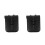 2Pièces Sacoche Suspendue PU Noir Pour Accessoires 6