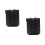 2Pièces Sacoche Suspendue PU Noir Pour Accessoires 7