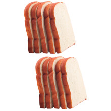 10Pièces Ornement Pain Toast PU Décor Maison Photographie