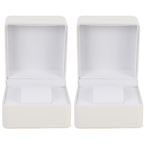 2Pièces Étui Rangement En PU Et Flanelle 2