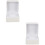2Pièces Étui Rangement En PU Et Flanelle 6