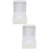 2Pièces Étui Rangement En PU Et Flanelle 7
