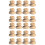24Pièces Ensemble Poignées Tampon Bois Style Simple Multi 4