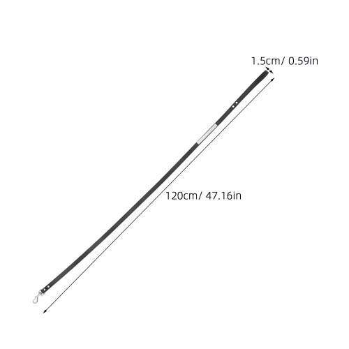 3Pièces Laisse Promenade Cuir PU Flexible Avec 1
