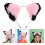 3Pièces -Tête Oreilles Animaux En Peluche Pour 8