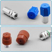 1set Air Conditioning Valve Core Kits, R12 to R134a Conversion Kit for R134A Air Condition Refrigeration System Maintain