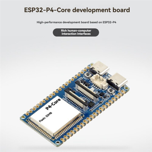 ESP32-P4-Core Dev Kit 32MB Flash RISC-V Dual Core Development Board with CSI  USB Type-C Connector 1