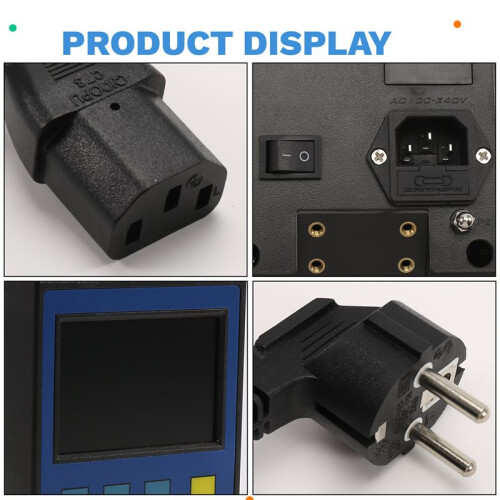 Visualizzatore Digitale per Torni , Display Dro Compatto e Facile da Installare, YH800-3A Spina EU 1