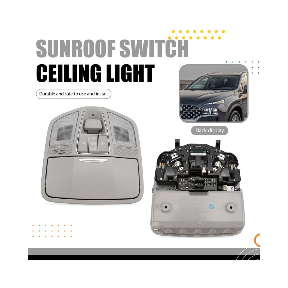 928002W100 Roof Reading Assembly Overhead Lamp Sunroof For Santa Fe Light/Gray 4712372624567