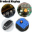 12V-60V 12A Motor Speed Controller,PWM Variable Speed Regulator with Digital Display,/Off Push Button&Rotary Knob 5