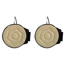 2pcs 360Rotating Cushion for Car,15.7in Cushion for Car,Swivel for Elderly for Home,Office Chairs Beige