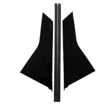 1Pair Rear Door Window Frame Trim Panels 72721-THA-H01 72761THAH01 for Accord UR-V 2017-2023 Windshield Post Trim