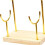 Bracelet Holder Display Jewelry Organizer Double Layer Stand Space Saving Stable Wooden Base 5