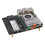 X1006 PCIe para 2,5 Polegadas  SSD/HDD+M.2 2280 SSD Shield para Raspberry Pi 5 NÃO Suporta Inicialização A Partir de SSD 3