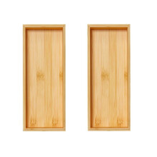Bamboo Storage Box Rectangular Household Tissue Box Toilet Wat Tank Roll Paper Storage Tray Desk Solid Wood Storage Box