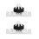 2Pcs Multi-Purpose Retainer Flare Bracket Clips 11562147 for  H3 2006-2010 Models 3