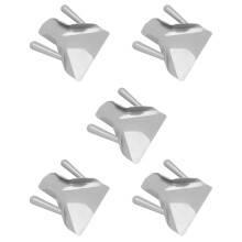 5X Kunststoff Chip Scoop Pommes Frites Schaufel Lader Chip Verpackung Schaufel Trichter Popcorn Fast Essen Doppel Griff