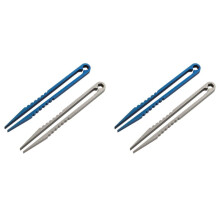 4 Pack Pincet Titanium Draagbare Titanium Legering EDC Pincet Survival Camping Outdoor Reizen Tool