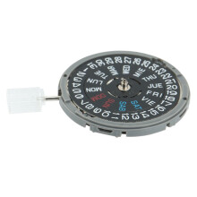 3X NH36 Englisches Datum Woche Automatisches 3-Uhr-Kronen-Uhrwerk Mechanische Ersatzteile