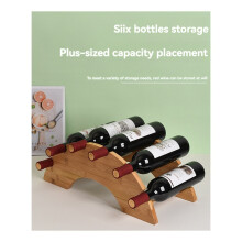 Bamboo Wine Rack Bottle Holder Vinera Home Bar Shelf Decoration for Bottles Hanging Wine Glass Rack Items DIY
